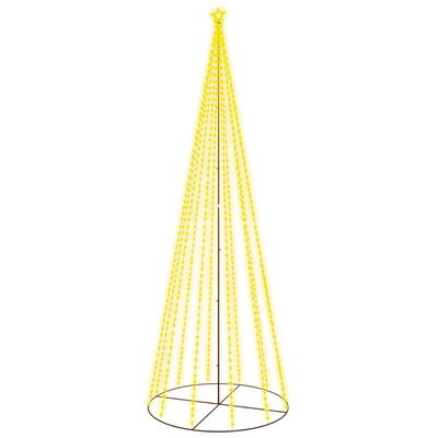 Choinka stożkowa, 732 ciepłe białe LED, 160x500 cm