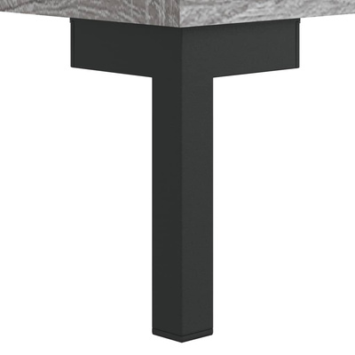 vidaXL Biurko, szary dąb sonoma, 140x50x75 cm, materiał drewnopochodny