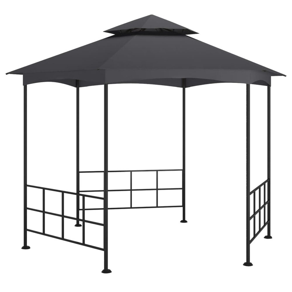Altana ze ściankami, 3,1 x 2,7 m, antracytowa