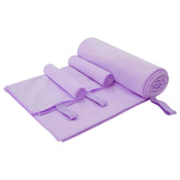 Zestaw Ręczników Sportowych 3 pcs Fioletowy