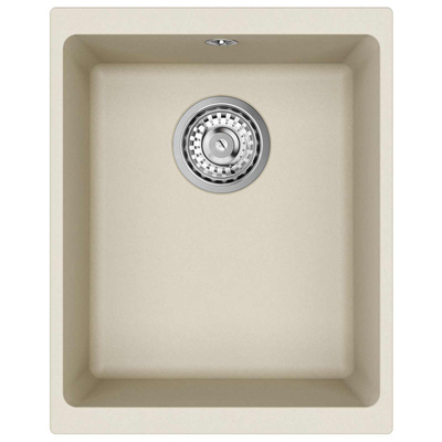 Zlew 80% Kwarc i 20% Żywica 370 x 460 mm Beżowy