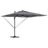 Parasol Roma Antracyt 286 x 284 x 270 cm Aluminium i Poliester
