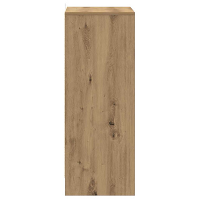 Szafka na buty, dąb artisan 60x35x92 cm materiał drewnopochodny