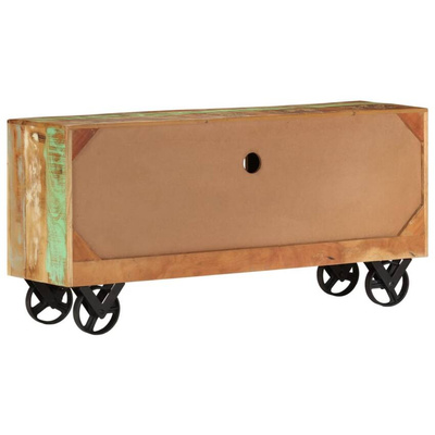 vidaXL Szafka pod TV, 110 x 30 x 53 cm, lite drewno odzyskane