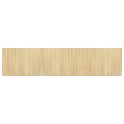 vidaXL Dywan prostokątny, jasny naturalny, 70x300 cm, bambusowy