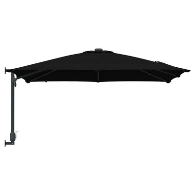 Parasolka ogrodowa Ze LED Lights Czarny 248,5 x 247,5 x 160 cm