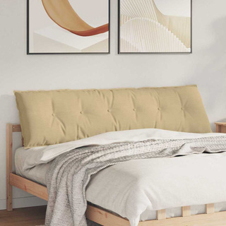 Poduszka na plecy Szary zielony 180 x 50 cm Tkanina sztruksowa