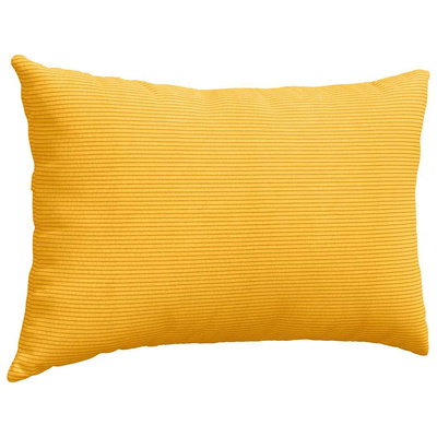 Poduszki na sofę 2 pcs Jasnożółty 60 x 40 cm Tkanina sztruksowa