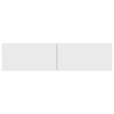 Szafka pod TV, biała, 120x30x30 cm, materiał drewnopochodny