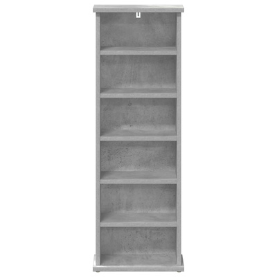 Kabinet na płyty CD Betonowy szary 60 x 17 x 92 cm
