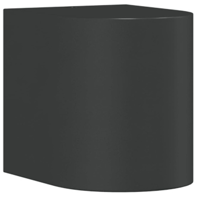 Kinkiet zewnętrzny, czarny, odlewane aluminium
