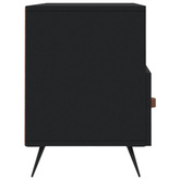 vidaXL Szafka pod TV, czarna, 102x36x50 cm, materiał drewnopochodny