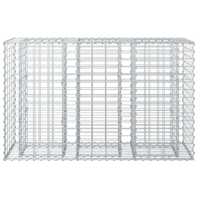Podniesione łóżko gabionowe 130 x 50 x 80 cm Stal ocynkowana