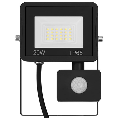 Reflektor LED z czujnikiem, 20 W, ciepłe białe światło