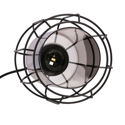 Jonera lampa wisząca czarny 3x40 E27 klosz dymiony 33-08435