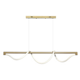 Lampa wisząca Serpente DDXZ004 55W złota - wężyk gładki