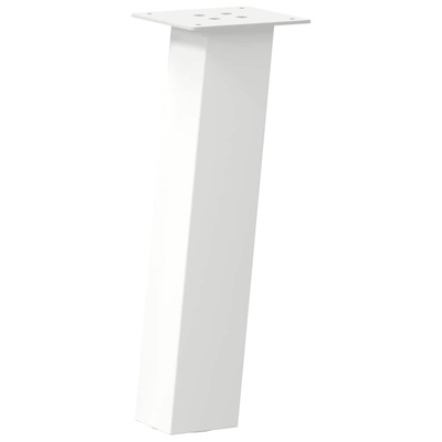 Nogi do stolika kawowego 4 szt. Białe 30 cm Stalowe