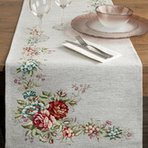 szarobeżowy 45x140 Obrus