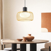 Lampa wisząca Sopra 40 czarno złota metalowa nad stół do salonu
