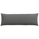 Poduszki na sofę 2 pcs Ciemnoszary 120 x 40 cm tkanina