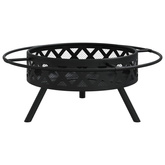 Palenisko z pogrzebaczem, 70 cm, XXL, stal vidaXL