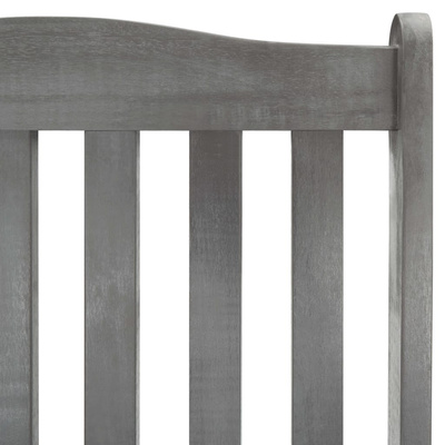 vidaXL Fotel bujany z poduszkami, szary, lite drewno akacjowe model standard
