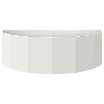 Donica Biały 120 x 60 x 35 cm Stal
