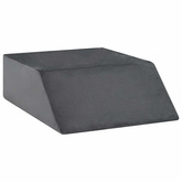 Poduszka na nogi Gładki Szary 63 x 52 x 19 cm Pianka PU