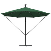 Parasol plażowy Ze LED Lights Zielony 294 x 294 x 248 cm