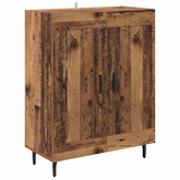 Highboard 2 szt. Stare drewno 69,5 x 34 x 180 cm