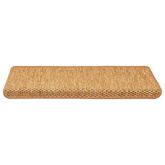 Samoprzylepne nakładki na schody, 15 szt., 65x21x4cm, sisal
