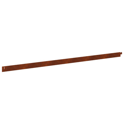 Krawężnik do trawnika 30 szt. 102 x 4 x 4 cm Stal Rdzawy