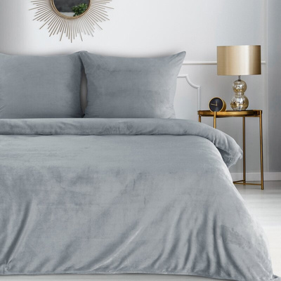 Pościel Flano srebrna 220x200