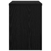 Stojak na rośliny 2 pcs Czarny Dąb 25 x 25 x 35 cm