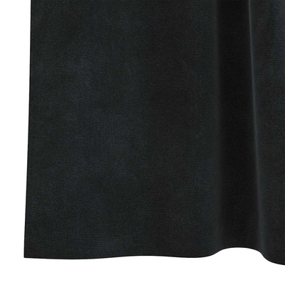 Zasłony zaciemniające 2 pcs Czarny 140 x 175 cm Aksamit