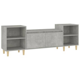vidaXL Szafka pod TV, szarość betonu, 160x35x55 cm model standard