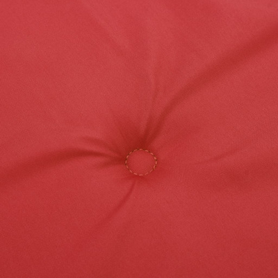 Poduszki na krzesła ogrodowe, 6 szt., czerwone, 50x50x4 cm