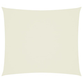 Prostokątny żagiel ogrodowy, tkanina Oxford, 2,5x3 m, kremowy