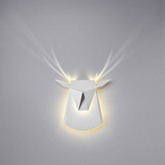 Kinkiet LED Jeleń Abigali Deer Biały