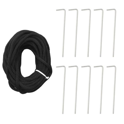 vidaXL Choinka z lampek, z kołkami, 570 zimnych białych LED, 300 cm