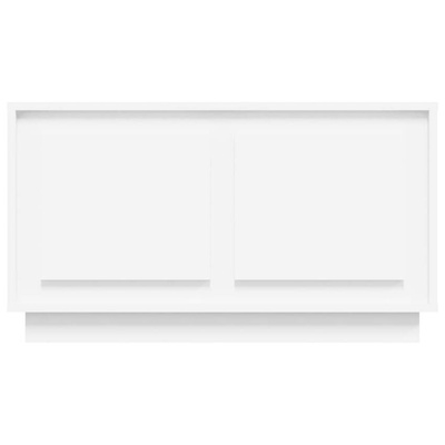 vidaXL Szafka pod TV, biała, 80x35x45 cm, materiał drewnopochodny