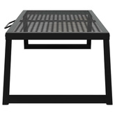 Składany Grill Campingowy Czarny 58 x 31 x 2 cm Stal stopowa