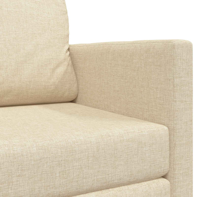 Sofa Bed Kremowy 124 x 71 x 78 cm tkanina