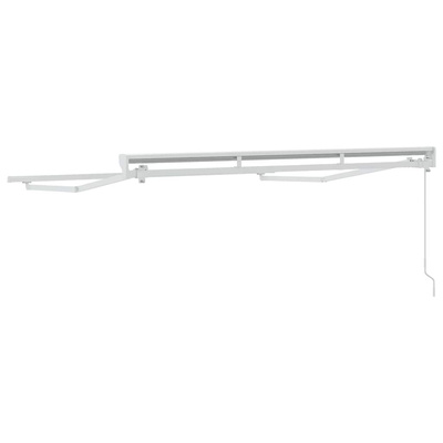 Rama markizy Z regulacją Biały 2,5 x 2 m Stal