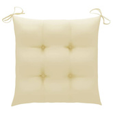 vidaXL Składane krzesła ogrodowe z poduszkami, 6 szt., drewno tekowe