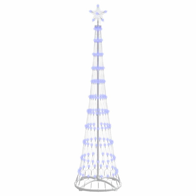 Choinka świąteczna LED Niebieski 51 x 51 x 190 cm Metal
