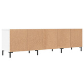 vidaXL Szafka pod TV, biała, 150x30x44,5 cm, materiał drewnopochodny model standard