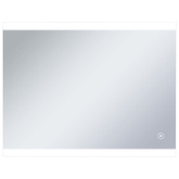 vidaXL Lustro łazienkowe z LED i czujnikiem dotykowym, 80x60 cm