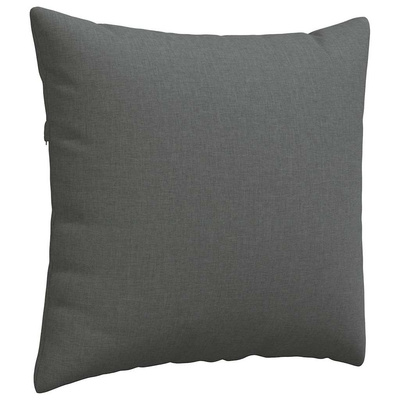 Poduszki na sofę 2 pcs Ciemnoszary 50 x 50 cm tkanina