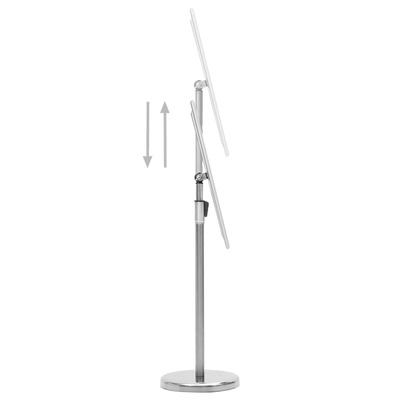 Stojak na plakat A3, srebrny, stop aluminium